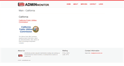 Desktop Screenshot of californiaadmin.com